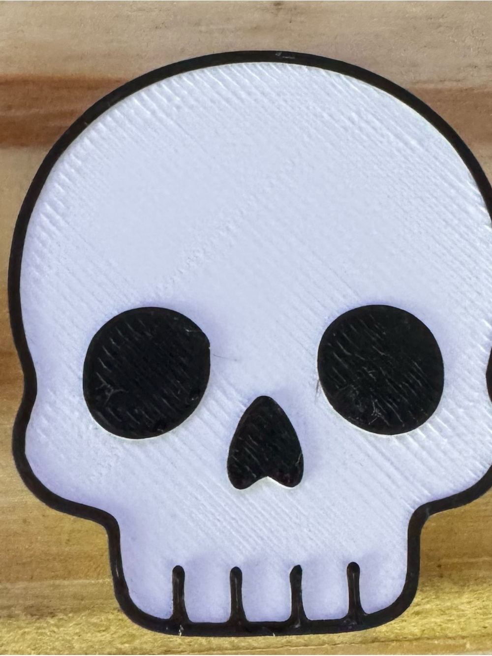 White & Black Skull Can Opener